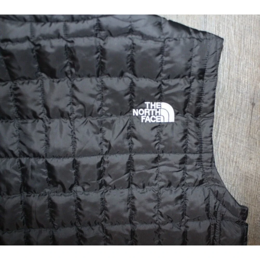 The North Face Men Quilted T-Ball Eco Vest ASPHALT‎ GRAY SZ S NWT